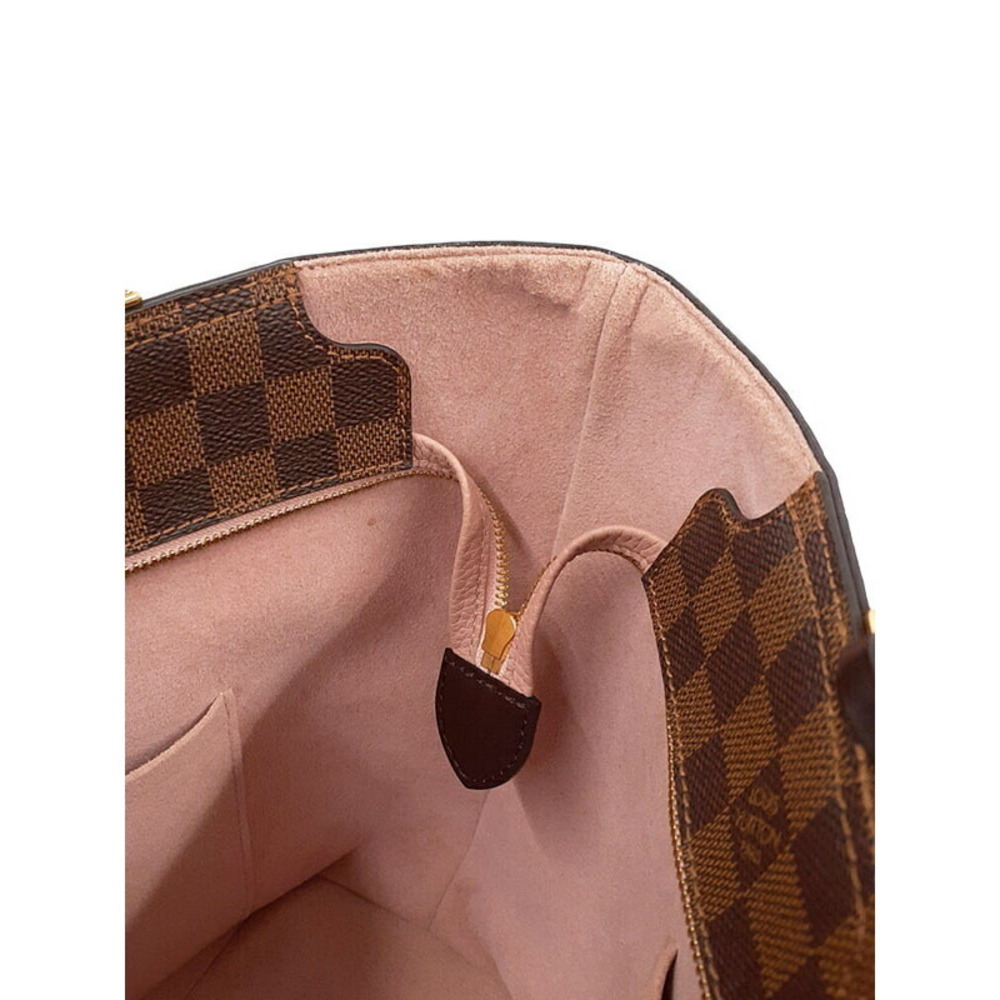 Louis Vuitton Damier Ebene Brown Jersey Tote Bag - Picture 7 of 8
